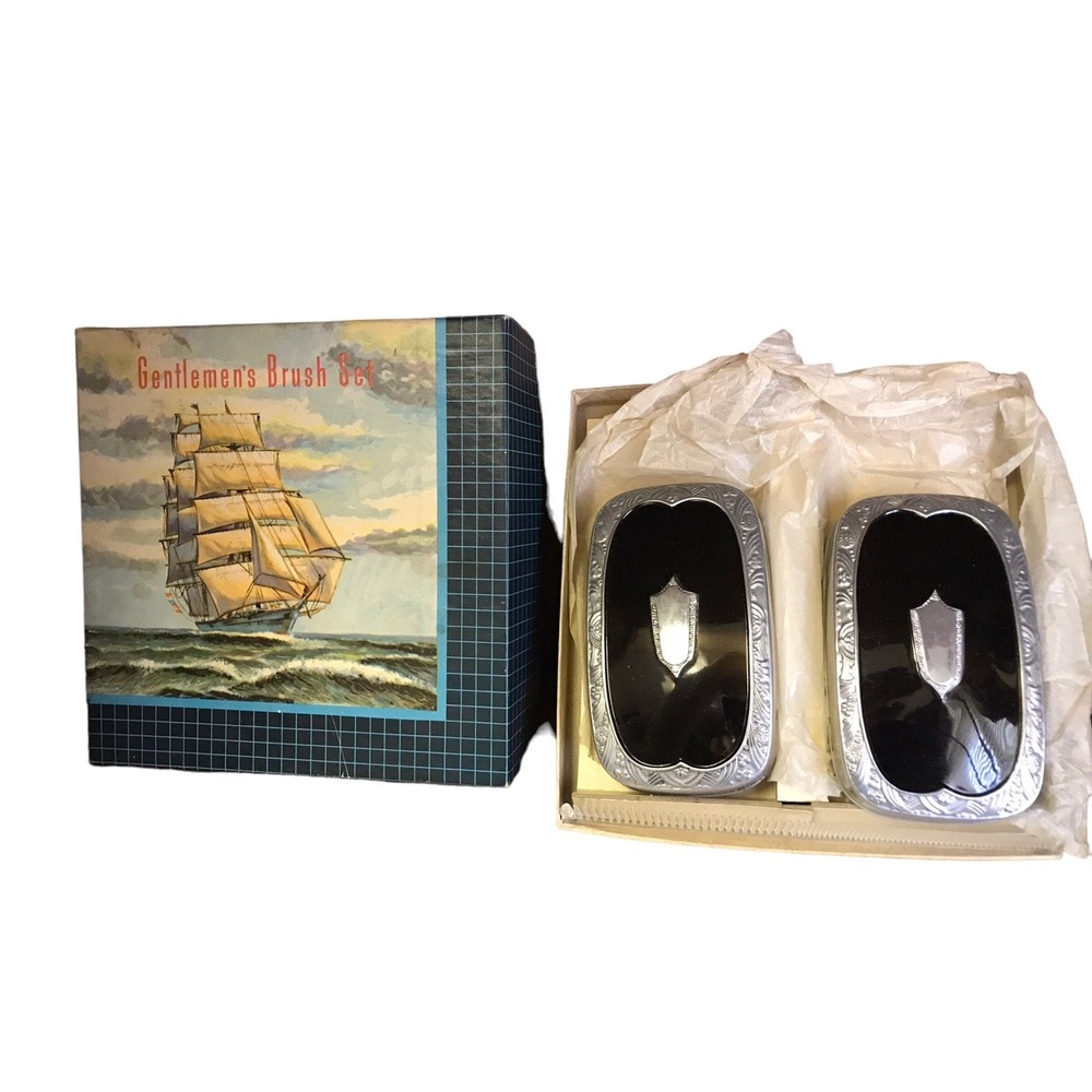 Antique Art Deco gentlemens‎ brush set